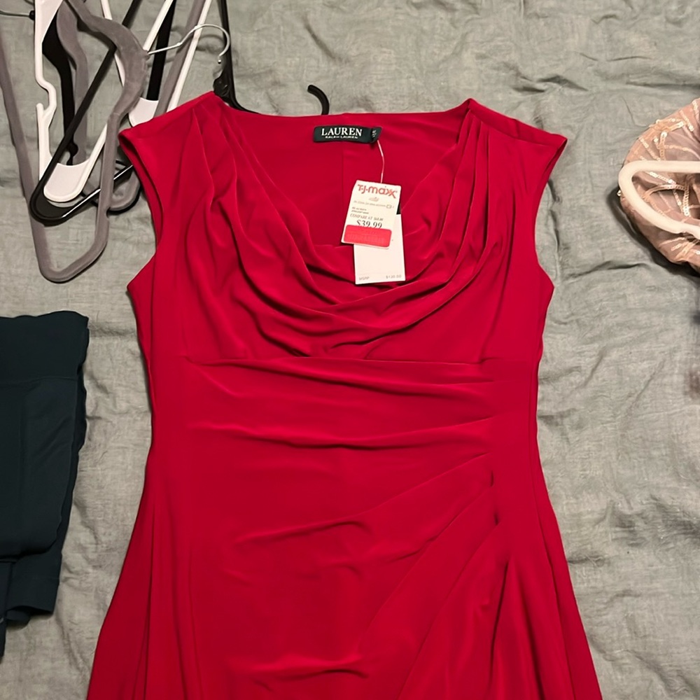 Ralph Lauren red dress